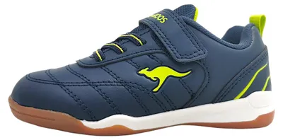 Immagine prodotto di Scarpe sportive KangaRoos K-Ridyard per bambini, adatte per l'attività fisica a scuola, per l'arrampicata e per il tempo libero, colore blu