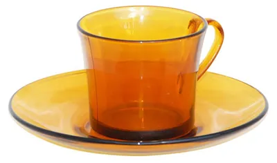 Obrázek produktu pro Duralex šálek s podšálkem Amber Lys 180ml 6 šálků Golden Golden One Size