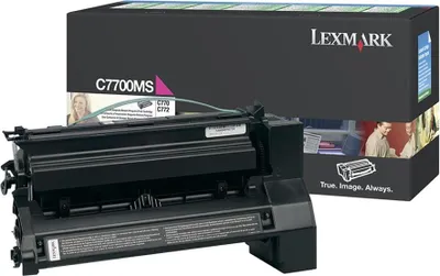 Produktbild von Lexmark Magenta Return Program Print Cartridge for C770/C772, 6000 Seiten, Magenta