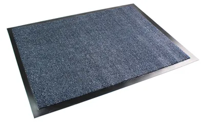 Eingangsmatte 60x80 cm, Polypropylen, Blau, rechteckig, Innen