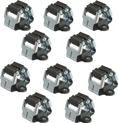 Produktbild von ONVAYA® Gerätehalter Klemmfix Wandhalter aus Federstahl 10er Set