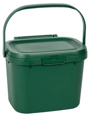 Zdjęcie produktu dla Dodis, pojemnik na odpady organiczne do kuchni, plastik, ciemnozielony