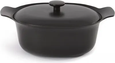 Zdjęcie produktu dla BergHOFF 3900039, 5,2 l, Czarny, Żeliwo, Emalia, Ceramika, Gaz, Halogen, Indukcja, Czarny