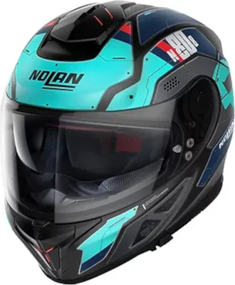 Zdjęcie produktu dla Kask Nolan N80-8 Starscream N-Com, czarny/niebieski, M (58/59)