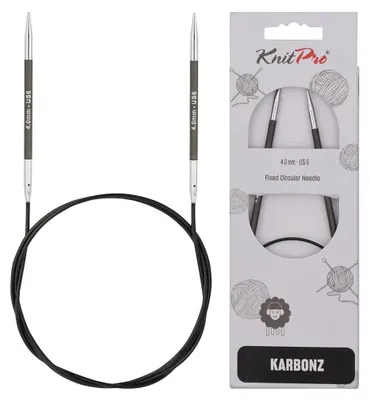 Immagine prodotto di Ago da maglia circolare KARBONZ 4,00 mm 100 cm