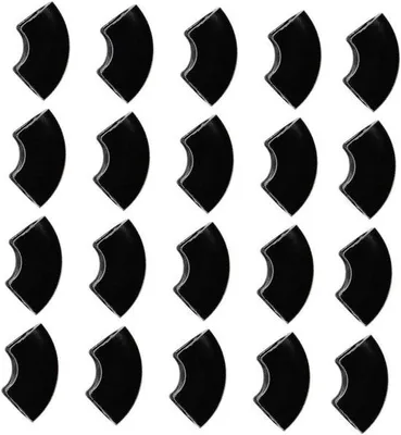 Productafbeelding van Stoelpoot Beschermers - Potenhoezen Meubels - Vloer Beschermen - Zacht Rubber Materiaal - 20 Stuks - Transparant