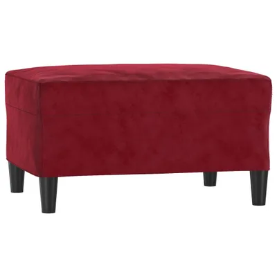 Produktbild von vidaXL Fußhocker Weinrot 70x55x41 cm Samt