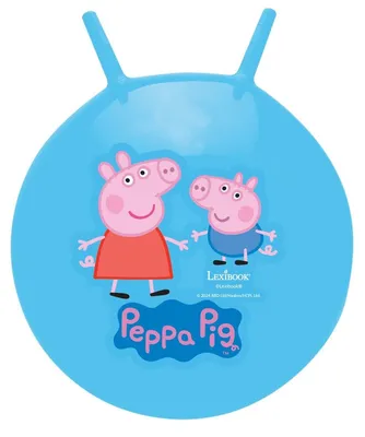 Produktbild von Lexibook, Peppa Wutz, Aufblasbarer Hüpfball, blau, BG040PPLXB