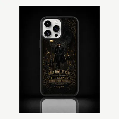 Productafbeelding van iPhone 15 Pro Max hoesje, telefoonhoesje, beschermhoesje, case met een loyaliteitsmotief – LUNØIR ©