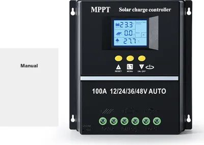 Produktbild von 100A MPPT Solar Ladecontroller 12V 24V 36V 48V für Solar Panel Batterien Regler für Blei-Säure-Batterien
