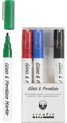 Zdjęcie produktu dla Creativ Company 31336, 4 szt., Czarny, Niebieski, Zielony, Czerwony, Końcówka pociskowa, Wielobarwny, 1 mm, 2 mm