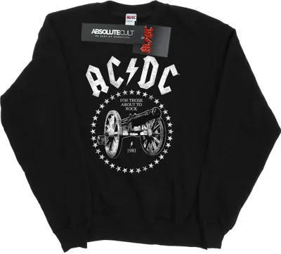 Produktbild von AC/DC - "We Salute You" Sweatshirt für Damen BI2410 (M) (Schwarz)