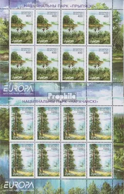 Produktbild von Briefmarken Weißrussland 2001 Mi 409Klb-410Klb Kleinbogen (kompl.Ausg.) postfrisch Lebensspender Wasser