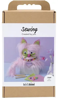 Produktbild von Creativ Company Bastelset Plüschkatze nähen für Kinder
