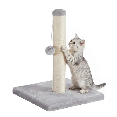 Immagine prodotto di FEANDREA, tiragraffi in sisal naturale, altezza 44 cm, struttura stabile con superficie per grattare