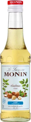 Immagine prodotto di Sciroppo di nocciole Monin light, 250 ml