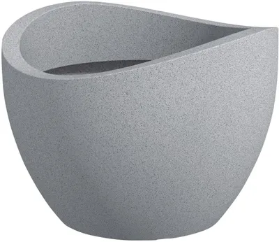 Produktbild von Scheurich Pflanztopf Wave Globe Serie 250 steingrau, Beton-Optik Ø 40 cm