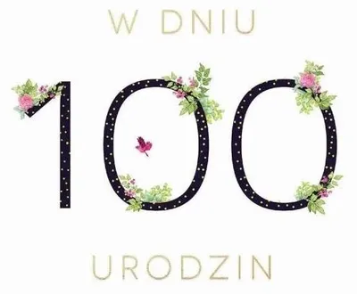 Zdjęcie produktu dla Karnet Swarovski kwadrat CL18100_PO Urodziny 100 - Clear Creations