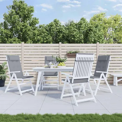 Produktbild von vidaXL Hochlehner-Auflagen 6 Stk. Grau Oxford-Gewebe