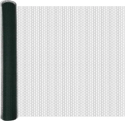 Produktbild von "im Angebot" Hexagonzaun Grün 1,4x10 m PVC - Metallzäune CC18880