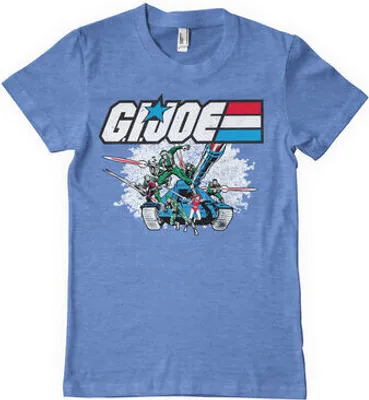 Produktbild von G.I. Joe Tank Action T-Shirt - Medium - BlueHeather