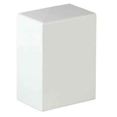 Produktbild von PROVISTON | Endstück für Heizrohrabdeckleiste | 41 x 141 mm | MDF | Weiß | 2 St.