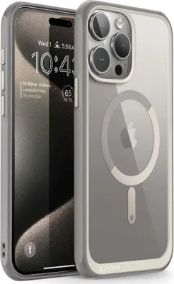 Produktbild von Schutzhülle für iPhone 15 Pro, Supcase Unicorn Beetle Mag, Grau