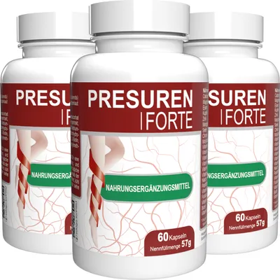 Obrázek produktu pro Presuren Forte - 180 kapslí (3 x 60 kapslí) - balení 3 kusů