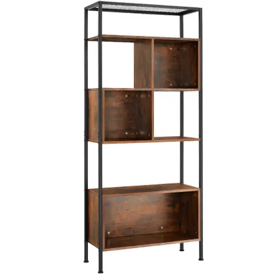 Produktbild von tectake® Regal Hastings inklusive Kippschutz, 75 x 31 x 170,5 cm