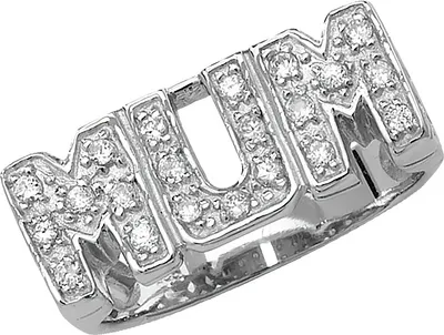 Produktbild von Schöner 925 Sterling Silber Damen - Mum Ring mit Zirkonia, 58 (18.5); TRS22200RSQ