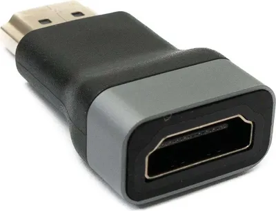 Immagine prodotto di SYSTEM-S Adattatore HDMI 4K standard da spina a presa, grigio