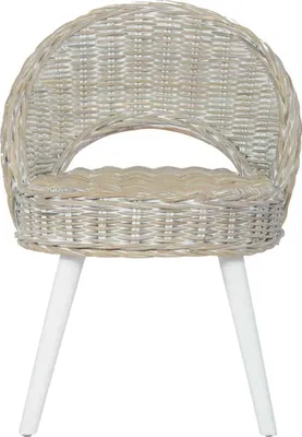 Obrázok produktu pre vidaXL Kreslo Kubu Rattan White