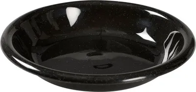 Produktbild von Mehrweg Teller, 550 ml, Schwarz, PP   | Packung (12 Stück)