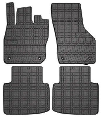Produktbild von Gummi-Fußmatten für Volkswagen Passat B9 2023- – 4-tlg, Schwarz, passgenau – Wielganizator SolidPRO