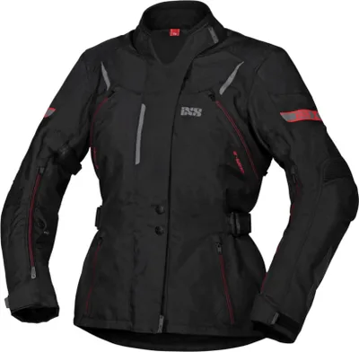 Produktbild von IXS Tour Liz-ST Damen Motorrad Textiljacke, schwarz/rot, 2XL