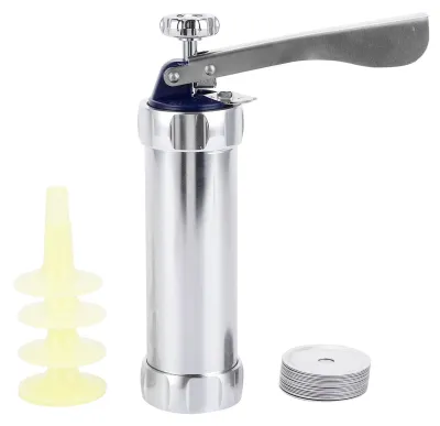 Productafbeelding van Zelfgemaakte koekjesmaker, aluminiumlegering, koekjespersmachine, bakvormen, keukenaccessoires, bakgereedschap