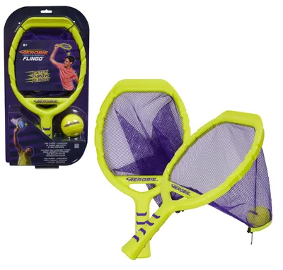 Produktbild von Tennisset Outdoor Spielzeug Tennisschläger - 2 Schläger - 1 Ball - Ab 8 Jahren - Großes Netz