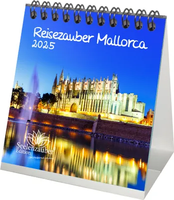 Produktbild von Mallorcazauber Kalender für 2025 Format 10cm x 10cm Palma Mallorca Urlaub Mediterran Spanien - Seelenzauber