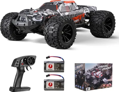 Produktbild von VEVOR Ferngesteuertes Auto, RC-Auto im Maßstab 1:14, All-Terrain-4WD-Offroad-Monstertruck mit 45° Wheelie und 2 Batterien, 38 km/h Hochgeschwindigkeits-RC-Truck, Ideal für Kinder ab 8 Jahren