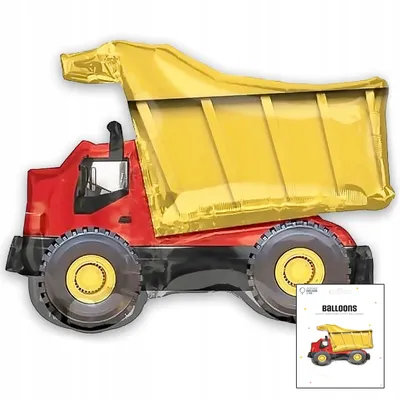 Obrázek produktu pro fóliový balónek truck narozeninová dekorace pro párty 3D
