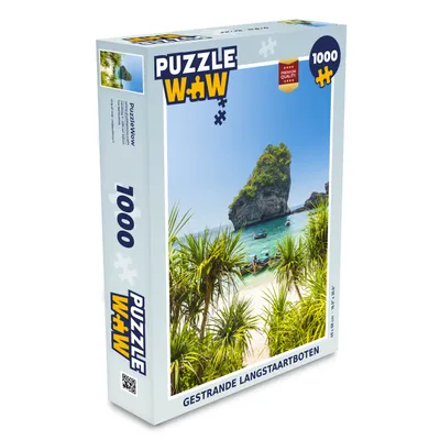 Obrázok produktu pre MuchoWow® Puzzle 1000 ks Uviaznuté lode s dlhým chvostom