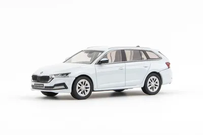 Immagine prodotto di Skoda Octavia IV Combi (2020) - Bianco Luna metallizzato ABREX 1:43