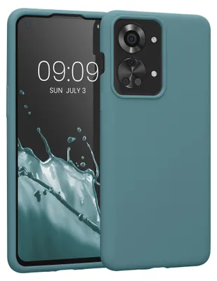 Produktbild von kwmobile Handyhülle für OnePlus Nord 2T 5G Hülle - Case Silikon - Kabelloses Laden - Schutzhülle Cover in Antique Stone