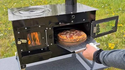 Produktbild von ROSALIE Outdoor-Küchenofen | Gartenküche, Pizzaofen, Zeltofen, Gartenofen