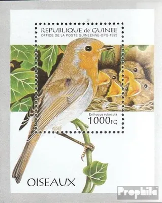 Produktbild von Briefmarken Guinea 1995 Mi Block494 (kompl.Ausg.) postfrisch Singvögel
