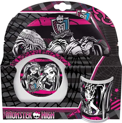 Produktbild von Monster High - 3-teiliges Melamin Set