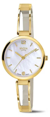 Produktbild von Boccia Damen Armbanduhr Style 3354-02 Reintitan goldplattiert