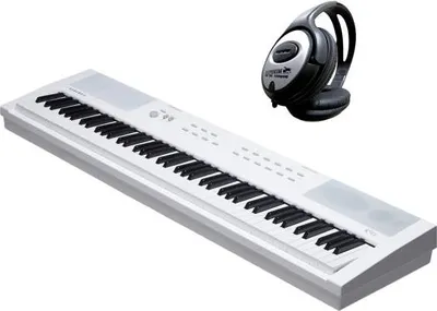 Produktbild von Kurzweil Stage Piano KAE1-WH 88 Tasten mit Kopfhörer