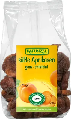 Produktbild von Rapunzel 259029, 500 g, Aprikosen, 275 kcal, 1162 kJ, 5 g, 0,025 g