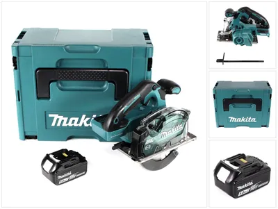 Produktbild von Makita DCS 553 T1J Akku Metallhandkreissäge 18V 150 mm Brushless + 1x Akku 5,0Ah + Makpac - ohne Ladegerät